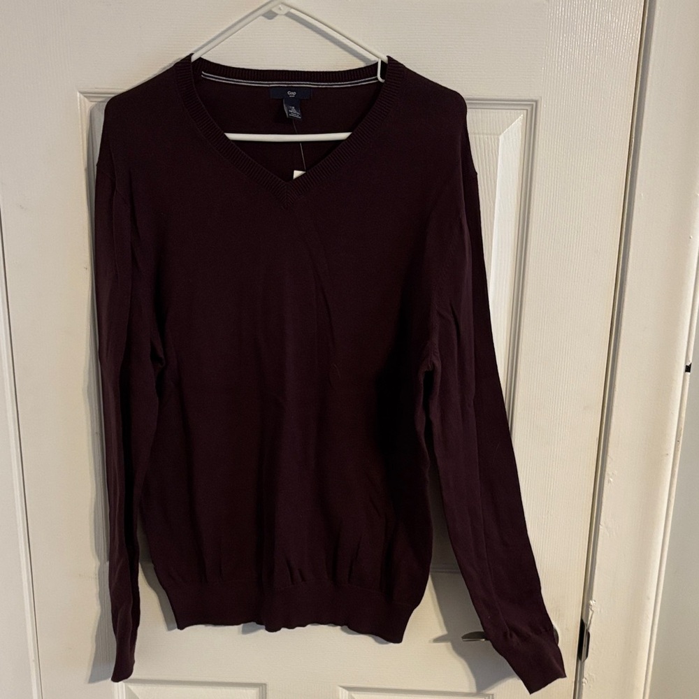 GAP Deep Burgundy Knit Sweater